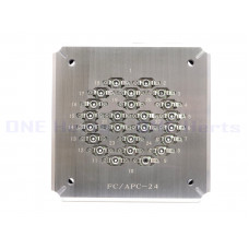 PD-FC/APC-24 光纖研磨夾具盤 FC光纖研磨盤跳線連接頭研磨治具夾具 24芯fc光纖插芯快裝拋光研磨夾具 fc光纖連接器 fc/apc端面研磨夾具